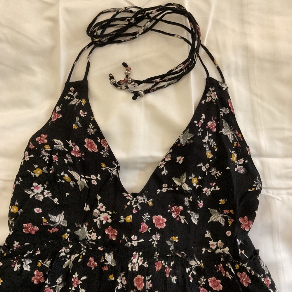 Abercrombie and Fitch Halter Maxi Dress